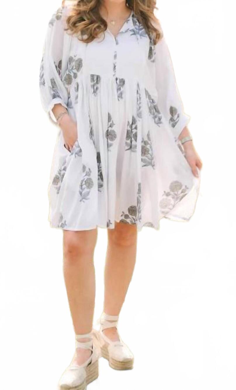 NEW CLARA THE LABEL clover mini dress in wildflower